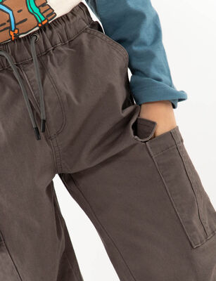 Imagen 2 del producto Pantalón Jogger de Algodón Niño Chess Grafito