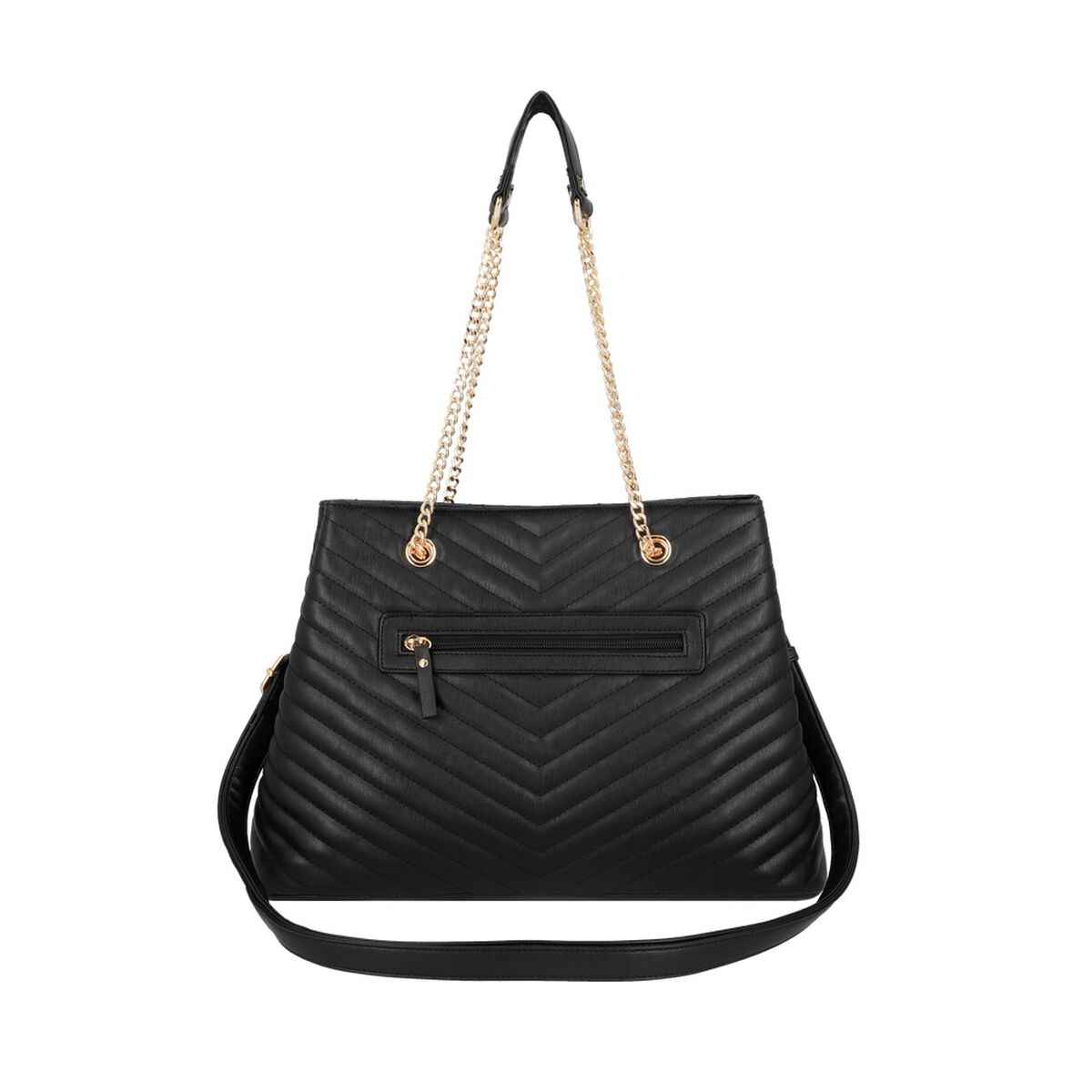 Cartera de hombro Secret Versalles FW25 L Negro