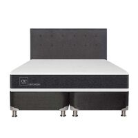 Box Spring CIC 2 plazas New Ortopedic + Respaldo Eufrates