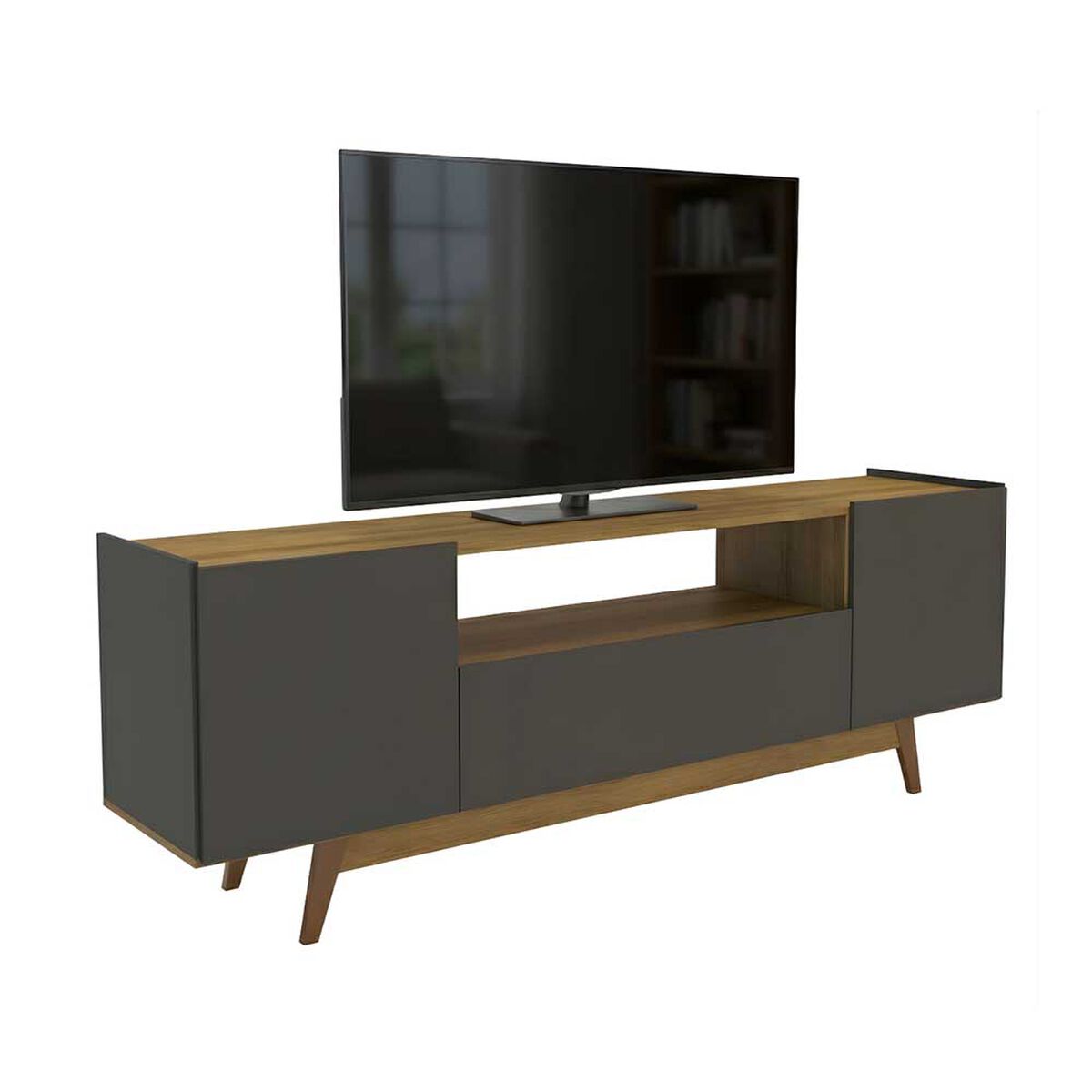 Rack TV Onessta Portobelo hasta 75" Miel Grafito