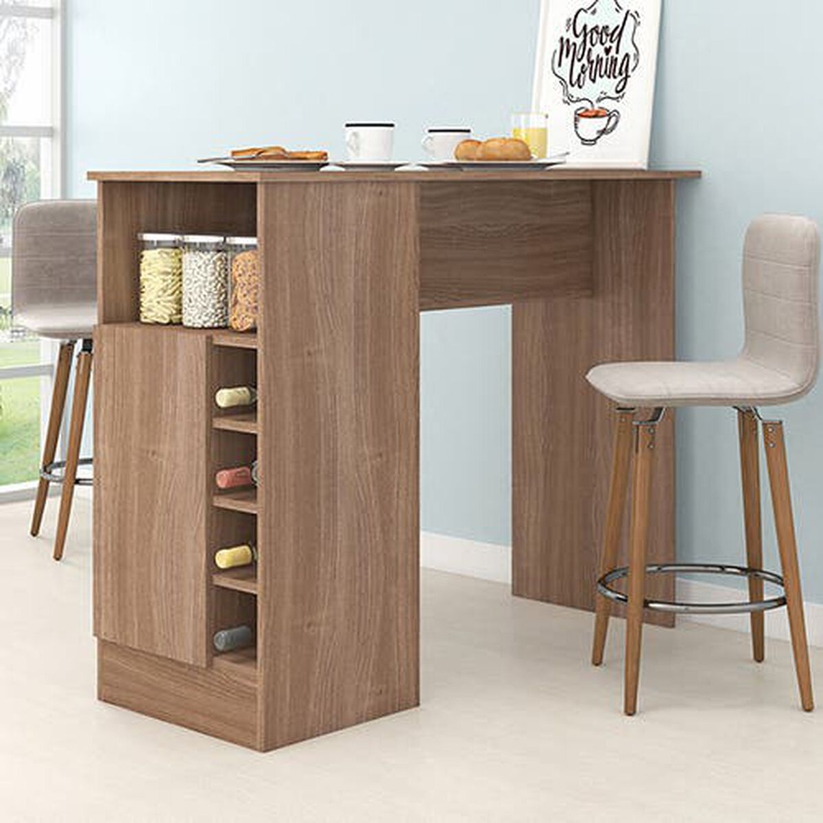 Mesa Isla Aaa Design BG02 Café