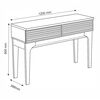 Mesa de Arrimo Exit Veneza Beige Cedro