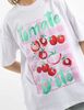 Polera Oversize Algod&oacute;n Manga Corta Mujer Icono