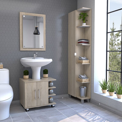 Imagen 1 del producto Espejo + Optimizador Lavamanos + Mueble TuHome Bath 300