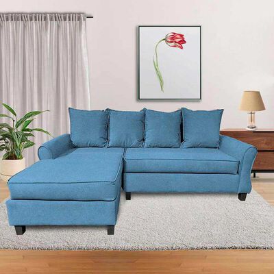 Imagen 1 del producto Sofá Seccional Izquierdo Living Factory Barcelo 3 Cuerpos Azul