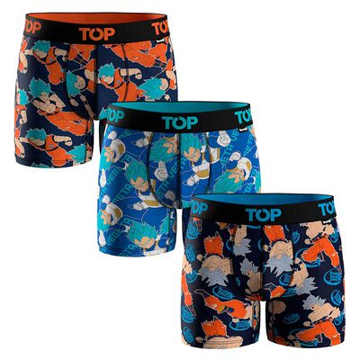 Imagen 1 del producto Pack 3 Bóxer Medio Dragon Ball Super Hombre Top Comb 9
