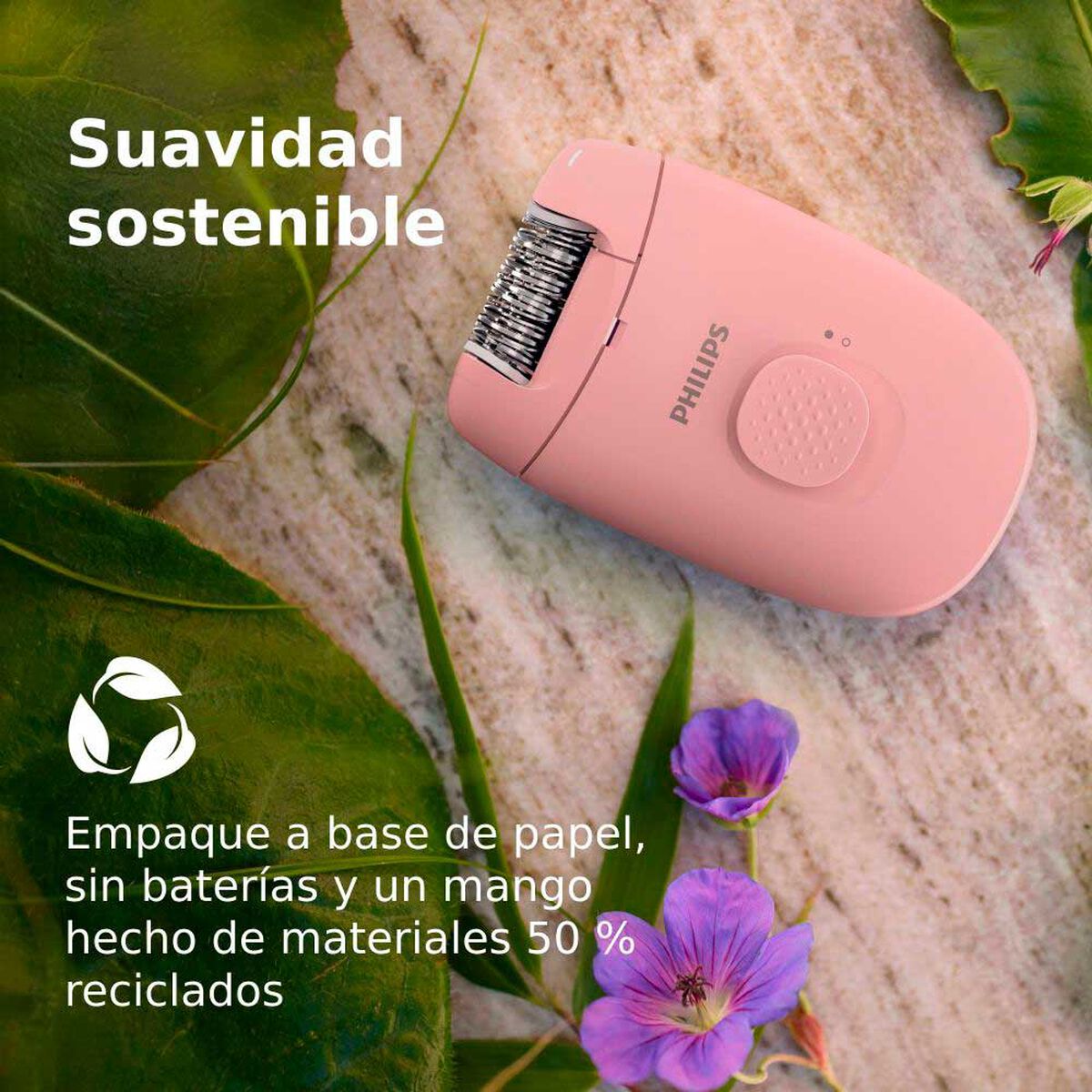 Depiladora Philips BRE227/00 Rosado