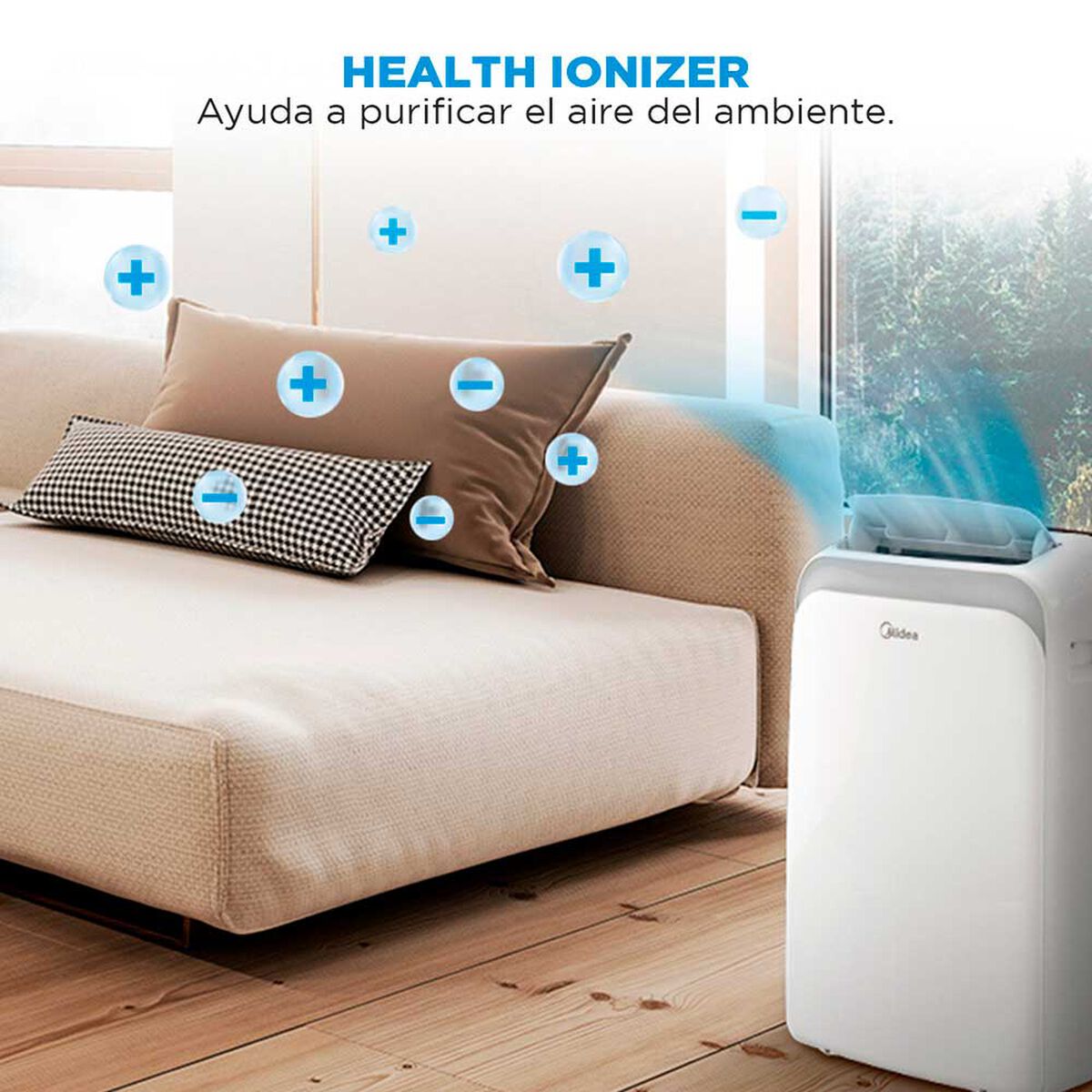 Aire Acondicionado Portátil Midea MPPD-12KHRN1W