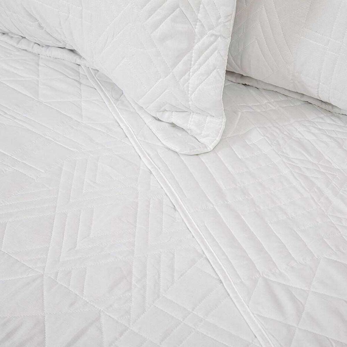 Quilt Doral 1,5 Plazas Blanco Elegance