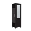 Clóset TuHome Custer con Espejo 1 Puerta Wengue