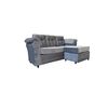 Sofá Seccional Muebles MPR Queen 3 Gris