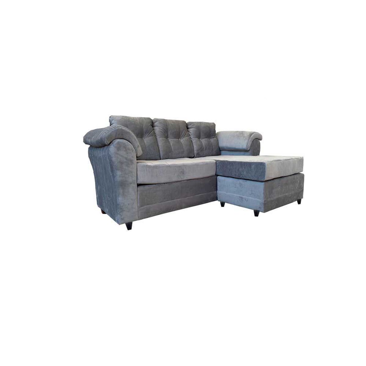 Sofá Seccional Muebles MPR Queen 3 Gris