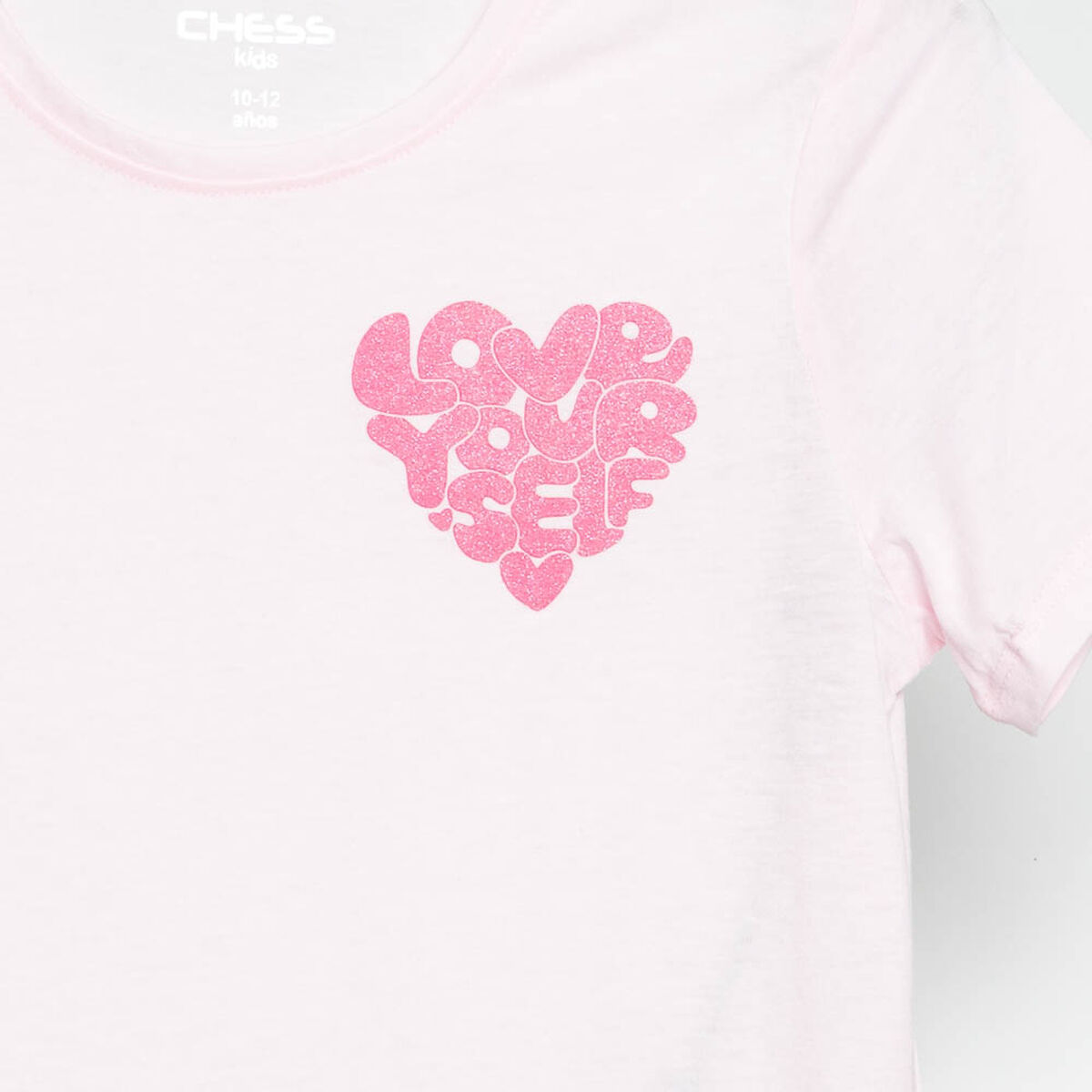 Polera Manga Corta Ni&ntilde;a Chess