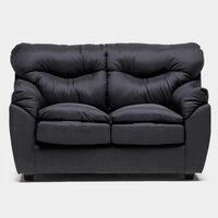 Sofá Almore Belen 2 Cuerpos Negro