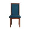 Juego de Comedor Latam Home Alicante 6 Sillas Azul Petr&oacute;leo