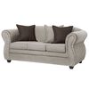 Juego de Living Black Factory Emili Sofá 3 Cuerpos + Dos Sillones 1 Cuerpo Beige