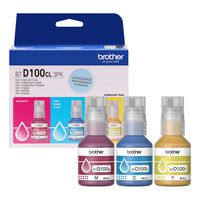 Pack 3 Tintas Brother BTD100CL3PK Cian, Magenta y Amarillo
