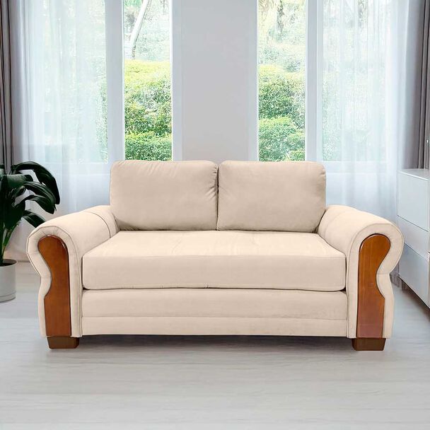 Sofá Living Factory Oregon 2 Cuerpos Beige