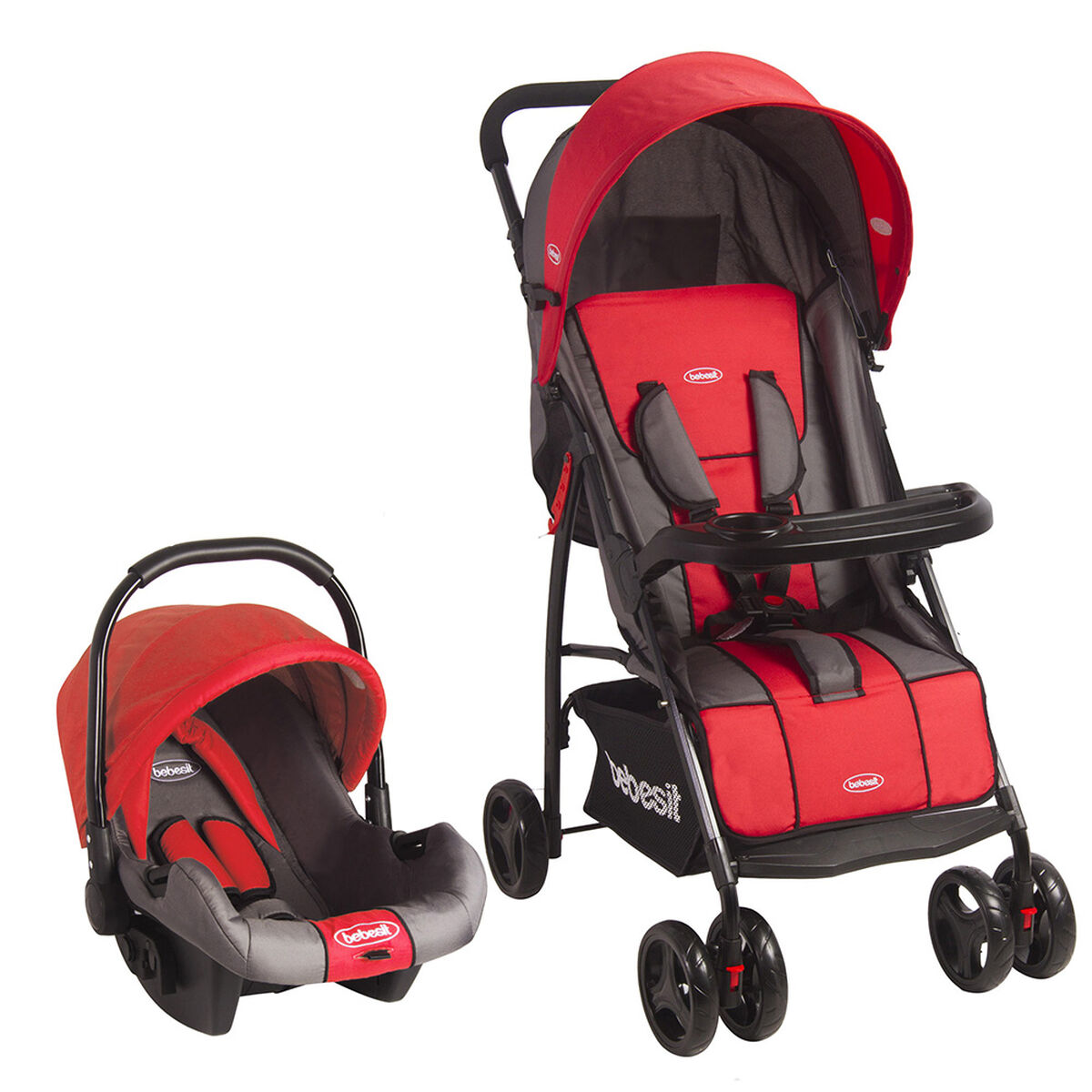 Coche Travel System Summer Light Rojo Bebesit