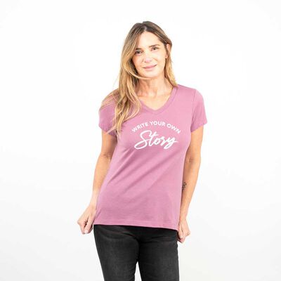 Polera Manga Corta Mujer Portman Club Rosado