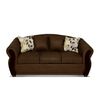 Sof&aacute; Elegant Detail Bartolucci 3 Cuerpos Caf&eacute;