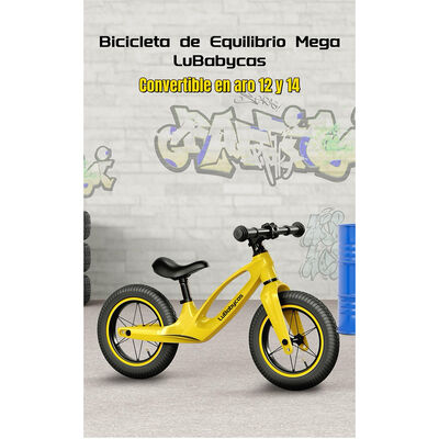 Imagen 2 del producto Bicicleta de Equilibrio Convertible Aro 12 y 14 Amarilla