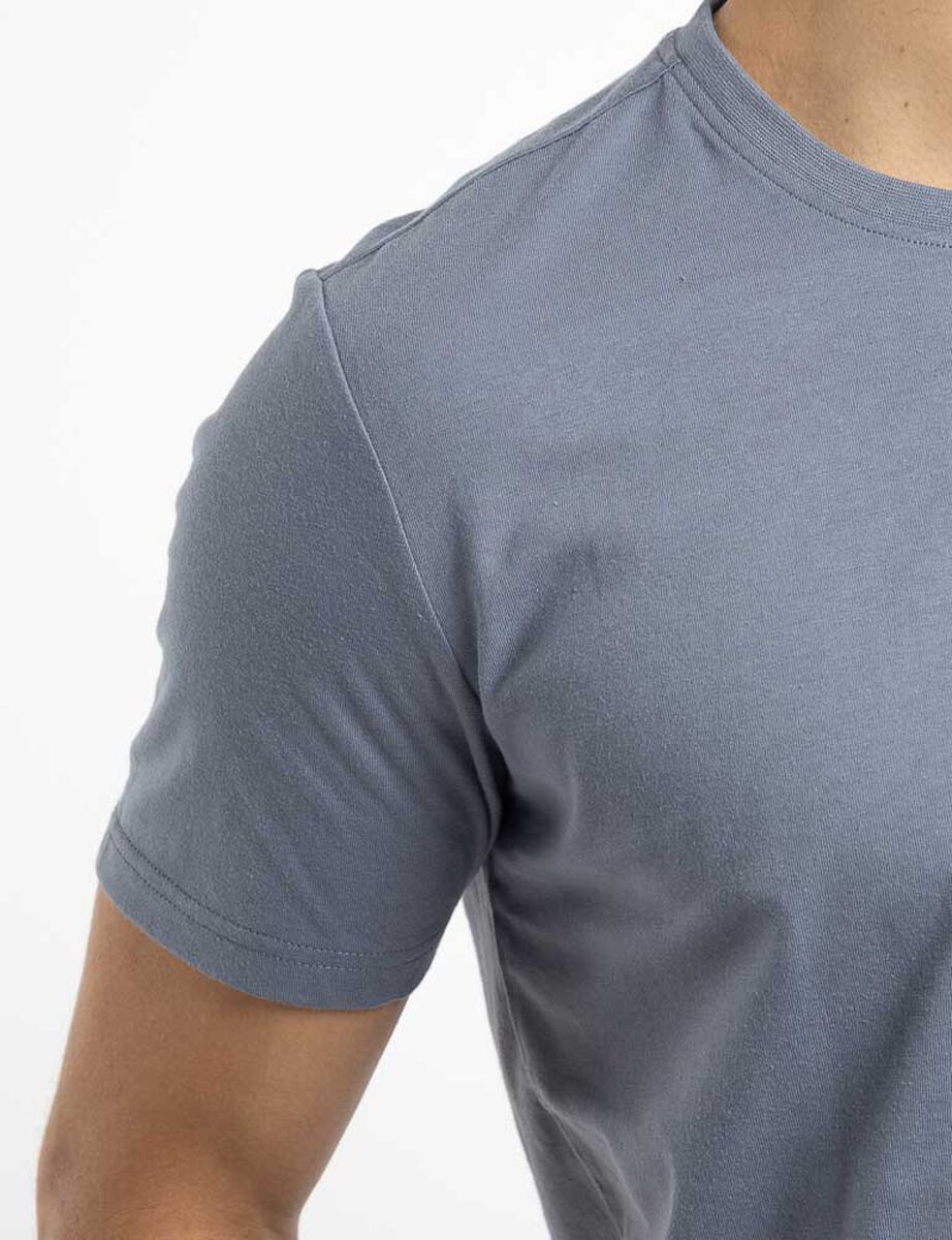Polera Lisa Manga Corta Hombre Zibel
