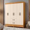 Clóset Vekkahome Mobi 6 Puertas 2 Cajones 