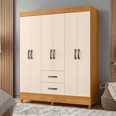 Clóset Vekkahome Mobi 6 Puertas 2 Cajones 