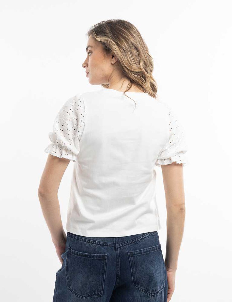 Polera Algod&oacute;n Manga Corta Mujer Zibel