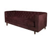 Sof&aacute; Tela Velvet Latam Home Brescia 3 Cuerpos