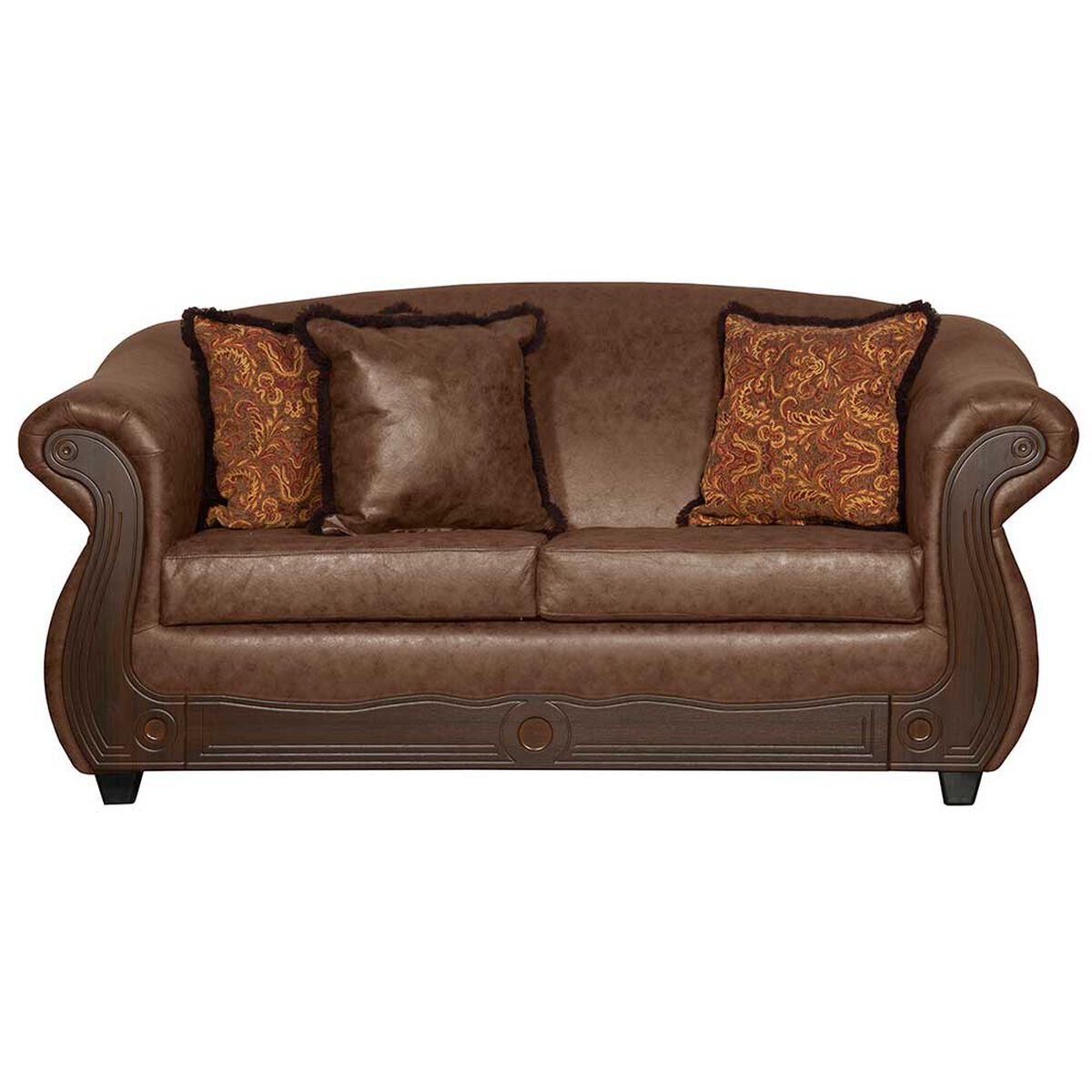 Juego de Living Black Factory Estambul 4 Cuerpos Café