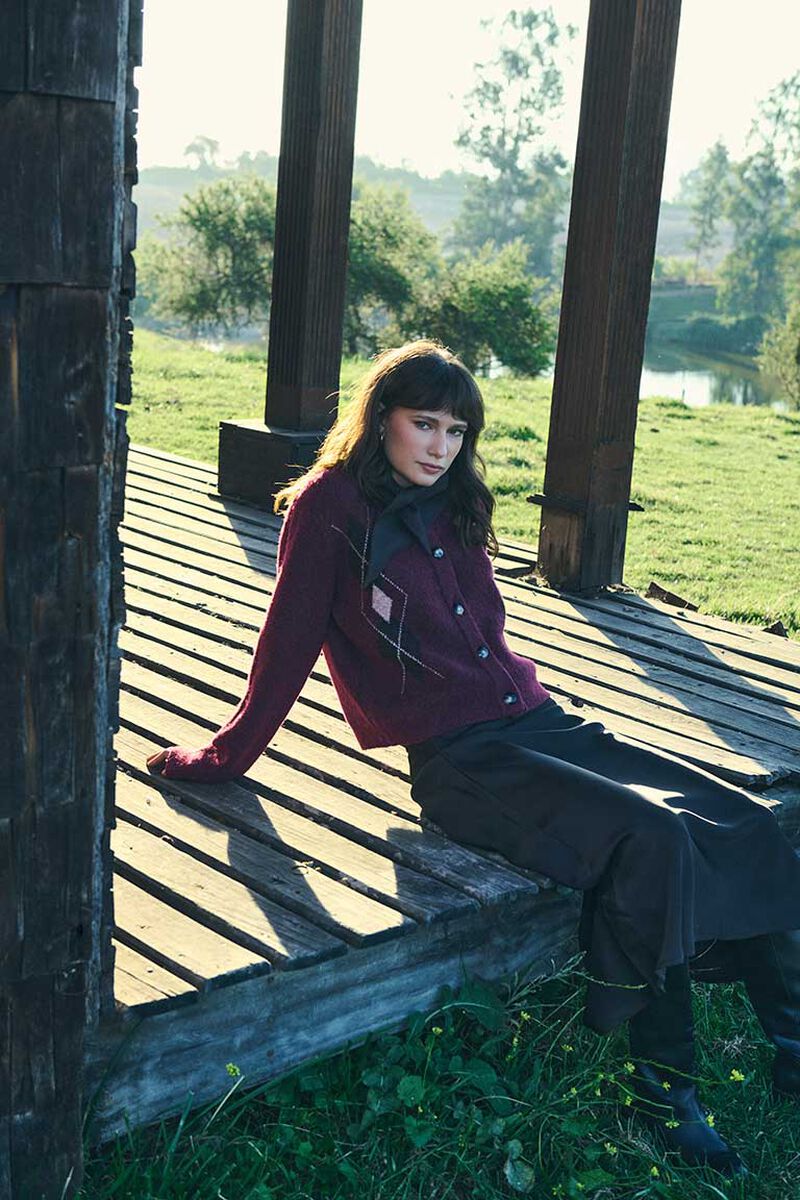 Sweater Botones Mujer Portman Club