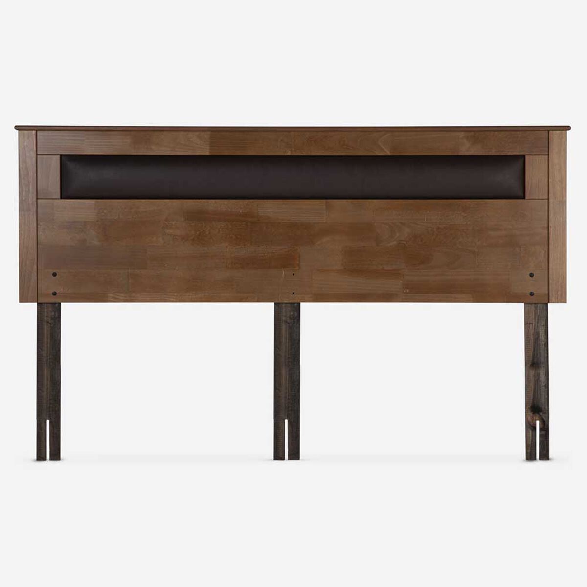 Cama Europea Rosen Base Dividida King Pratta + Respaldo + 2 Veladores Ferrera