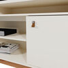 Rack TV Vekkahome Montana 65" Pulgadas Blanco