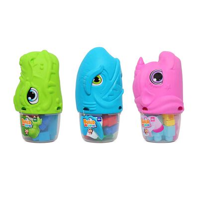 Imagen 1 del producto Bloque Maxi 20Pcs en Balde Animal Diseños Surtidos Happy Line