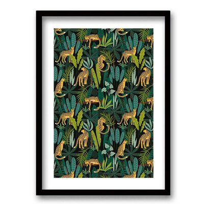 Imagen 1 del producto Cuadro Decorativo Retela Tigres 40 x 30 cm