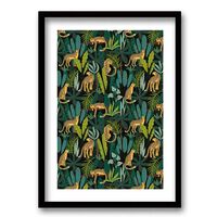 Cuadro Decorativo Retela Tigres 40 x 30 cm