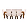 Juego de Comedor Living Factory Teka 8 Sillas Beige