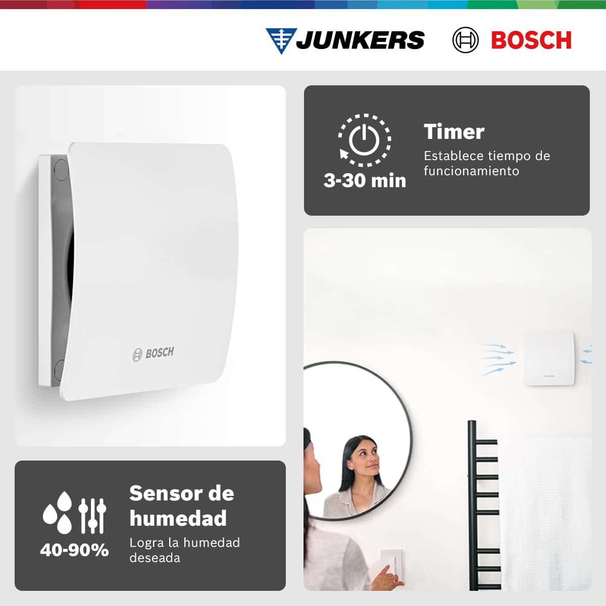 Extractor Aire Bosch  Fan 1500 DH W