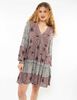 Vestido Corto Manga Larga Mujer Alma