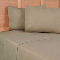 Juego de Sábanas Mashini 144 Hilos 2 Plazas Lisa Verde