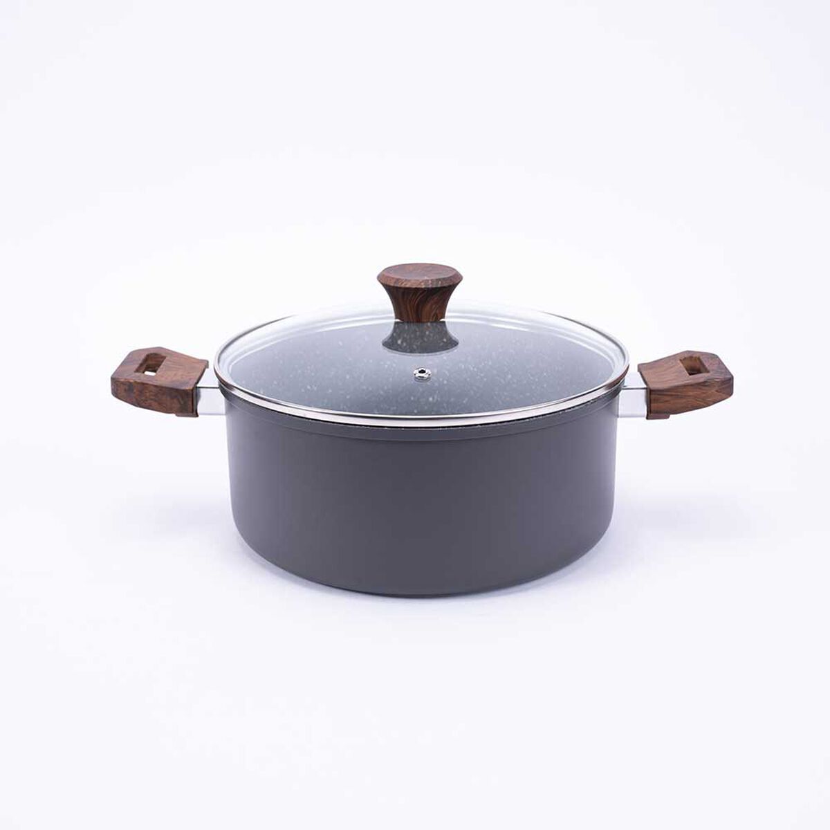 Bater&iacute;a de Cocina Aluminio Doral Alessandria 5 Piezas Gris
