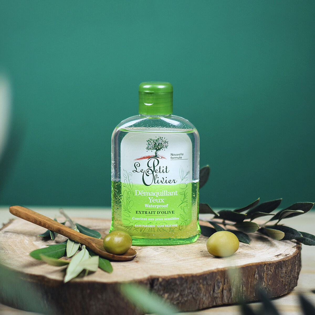 Desmaquillante Bifásico Waterproof - Con Extracto Oliva - Vegano - 125 ml