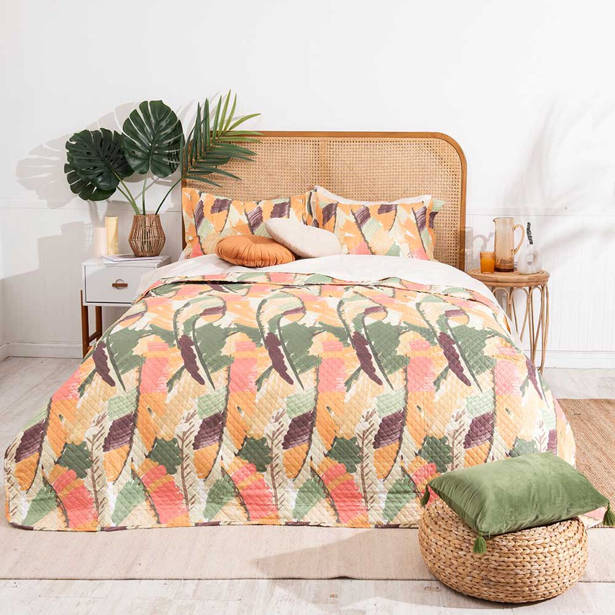 Quilt Mashini King Cordoba Plumas