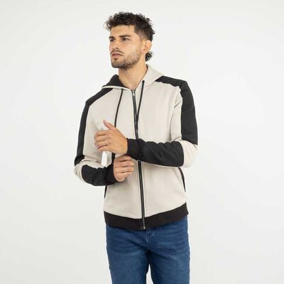 Polerón Hombre Zibel Gris-Claro, Negro, Verde-Osc