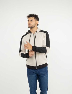 Imagen 1 del producto Polerón Hombre Zibel Gris-Claro, Negro, Verde-Osc