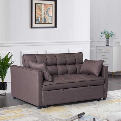 Imagen 1 del producto Futón Idetex Brela 2 Cuerpos Café