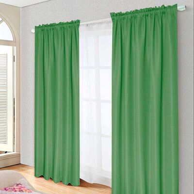 Imagen 1 del producto Combo Cortinas Doral Tabatha 220 x 140 cm Verde