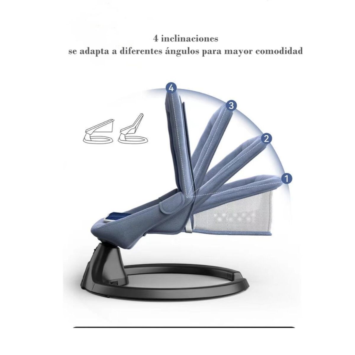 Mecedora Eléctrica Reclinable Bluetooth Lubabycas Universo